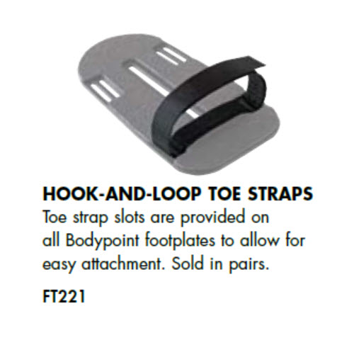 Bodypoint Ankle Huggers Support Straps For Wheelchair Positioning